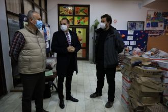 Обилазак радова на санацији мокрих чворова у ОШ ''Мирко Јовановић''